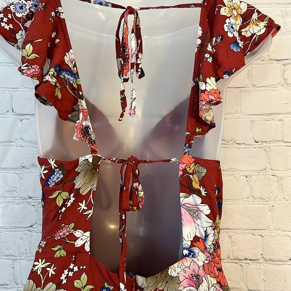 Lulus beautiful flowered maxi dress - Picture 8 of 10